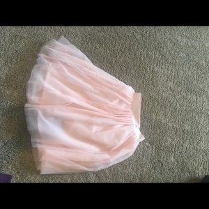 Pink tulle skirt